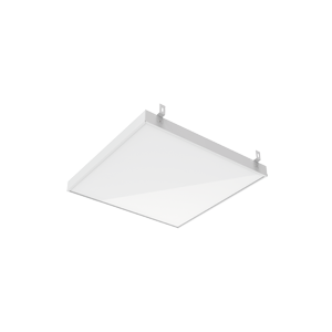 Светодиодный светильник "ВАРТОН BASIC" грильято 588*588*50мм 54 ВТ 5000К с планками для подвеса с опаловым рассеивателем